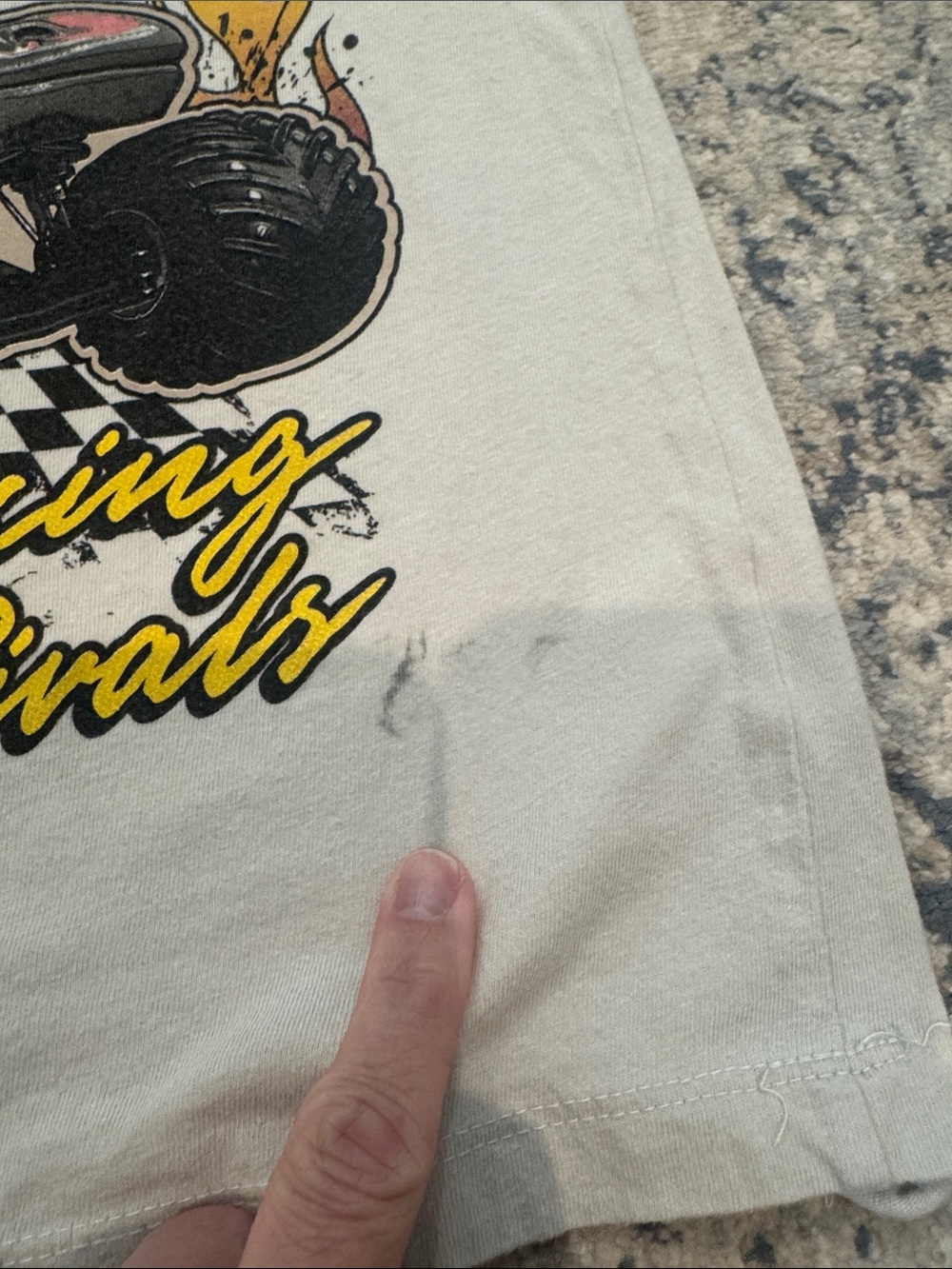 Monster Jam Racing Rivals Short Sleeve Tee - White - Picture 3 of 5